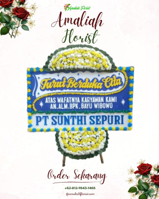 Papan Bunga Duka di Tapin Selatan