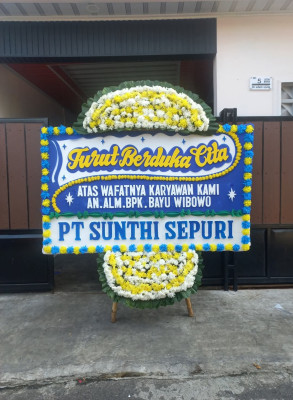 Papan Bunga Duka di Tapin Selatan