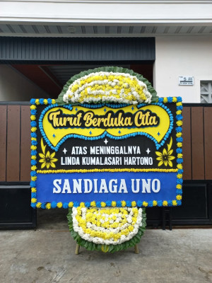 Papan Bunga Duka di Tapin Selatan